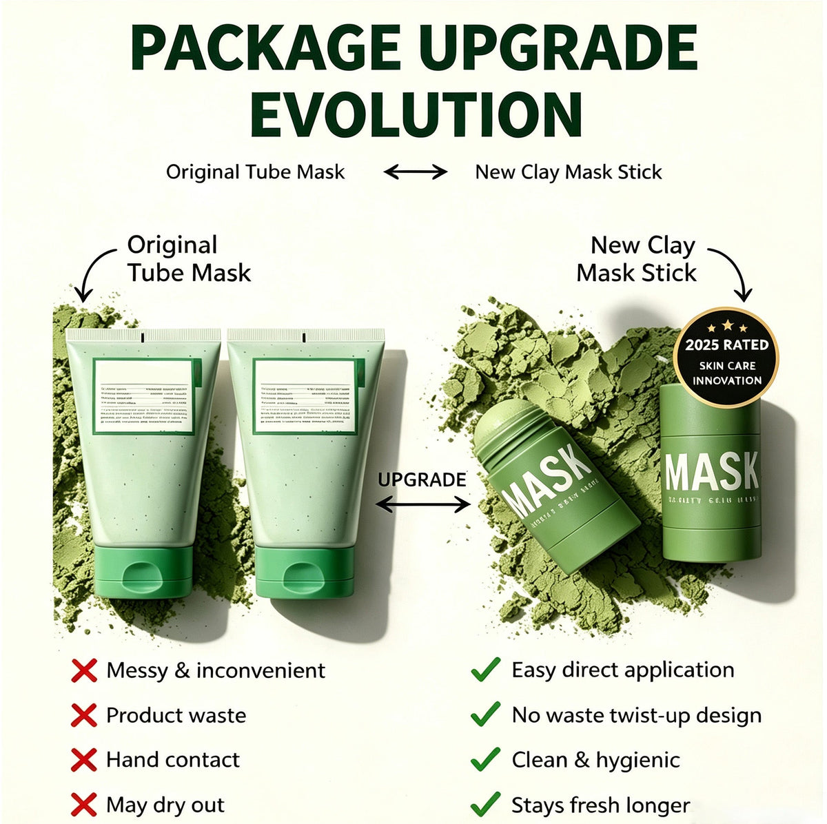 GreenGlow™ Deep Cleanse Clay Mask Stick