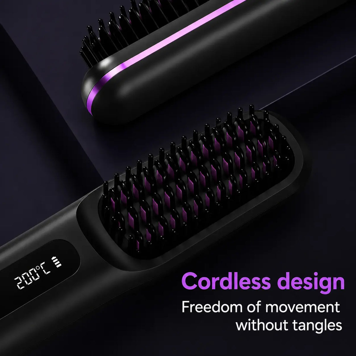 SilkGlide™ Cordless Straightening Brush