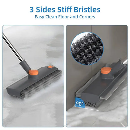 CleanReach™ 3-in-1 Long-Handle Bathroom Scrub Brush