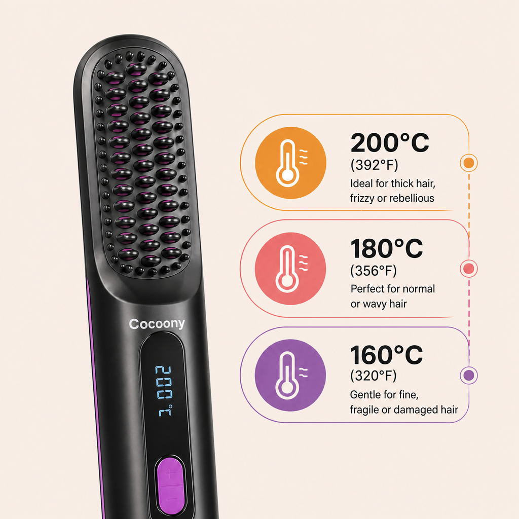 SilkGlide™ Cordless Straightening Brush